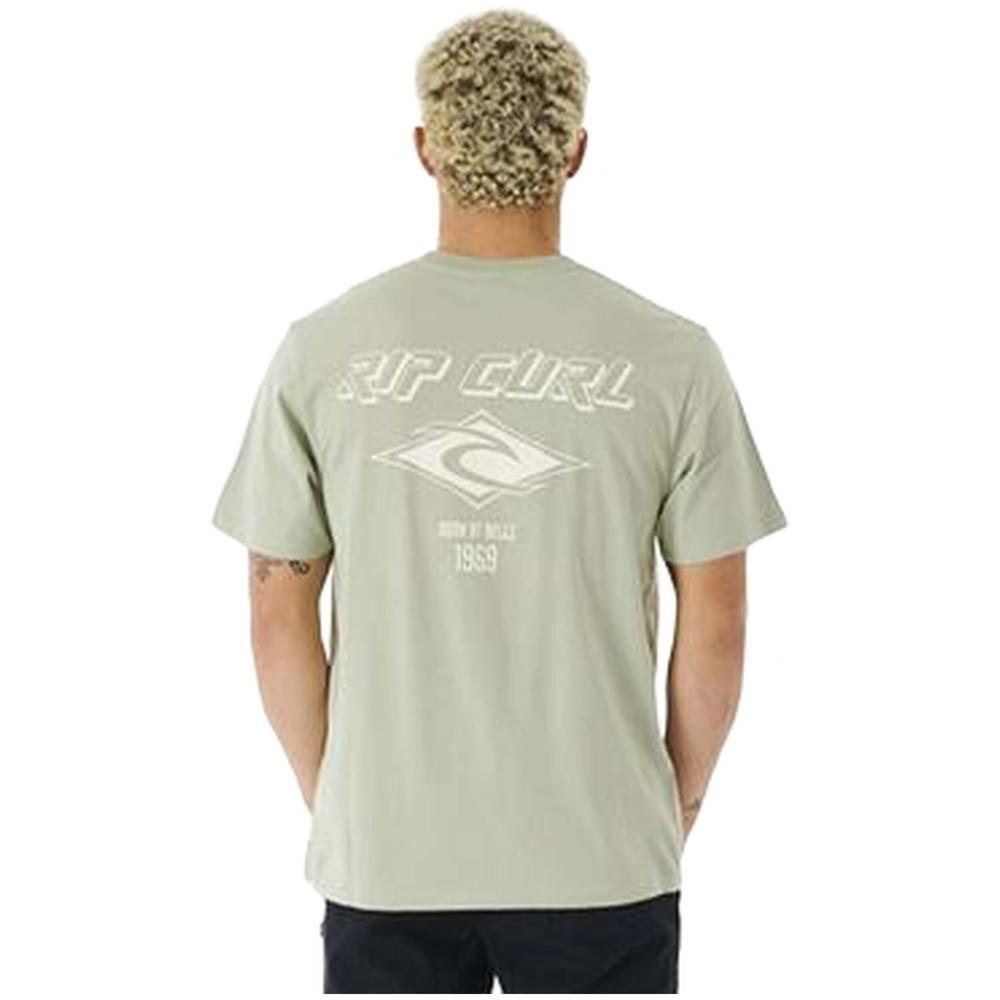 T-shirt de manga curta Fade out icon para homem da Rip Curl em verde 2/2