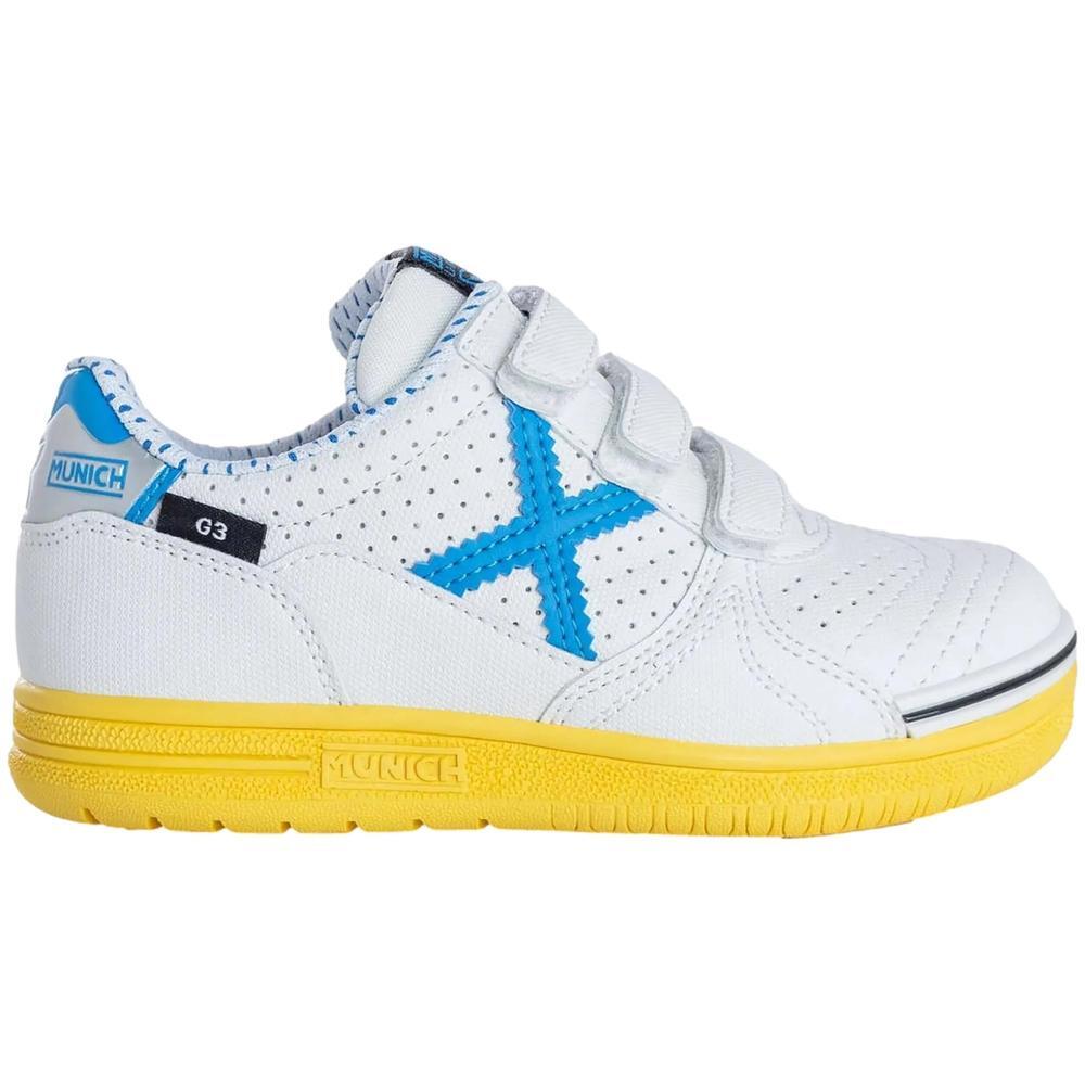 Sapatilhas Munique G-3 VCO Profit 388 para homem, em branco. 1/4