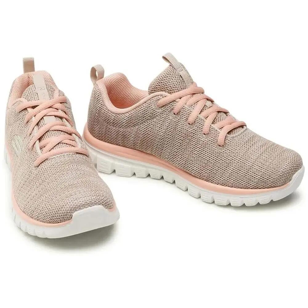 Zapatillas para mujer Skechers en color beige 3/5