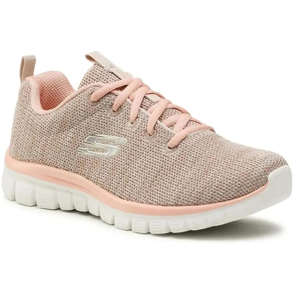 Zapatillas para mujer Skechers en color beige 2/5