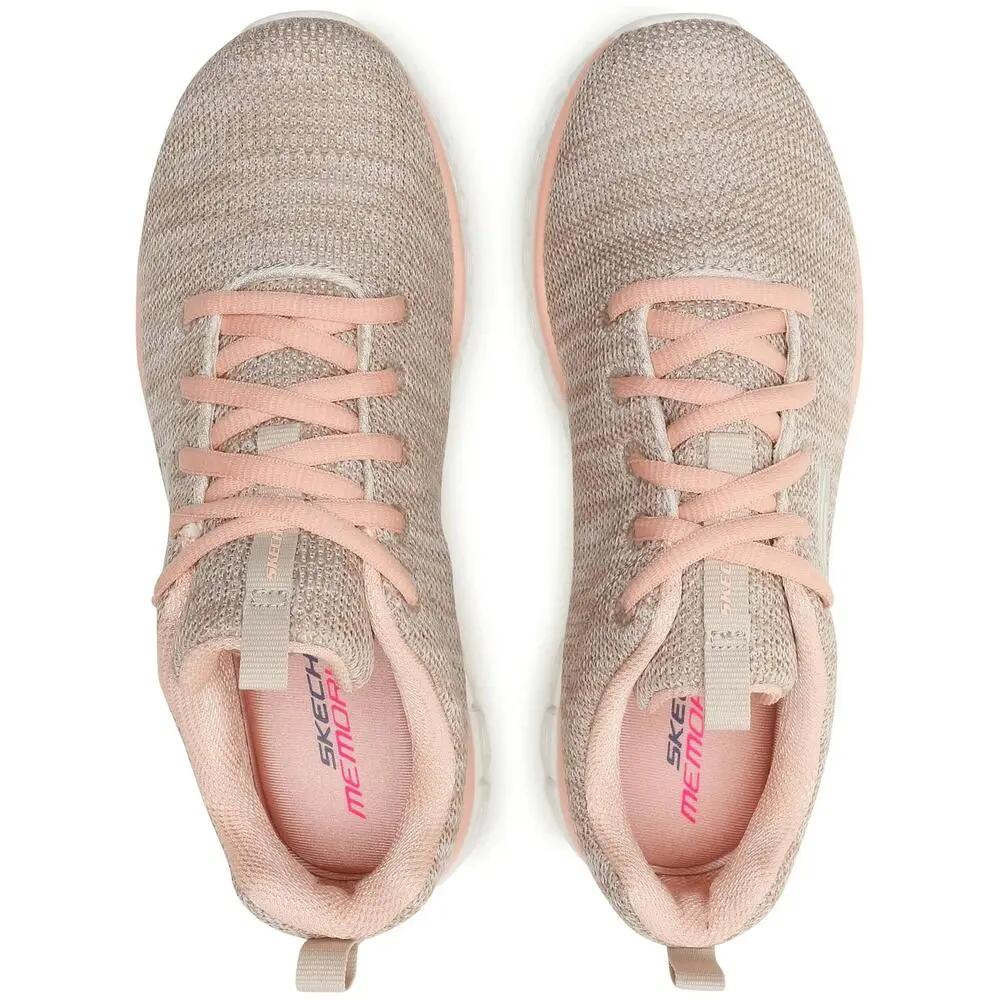 Zapatillas para mujer Skechers en color beige 4/5