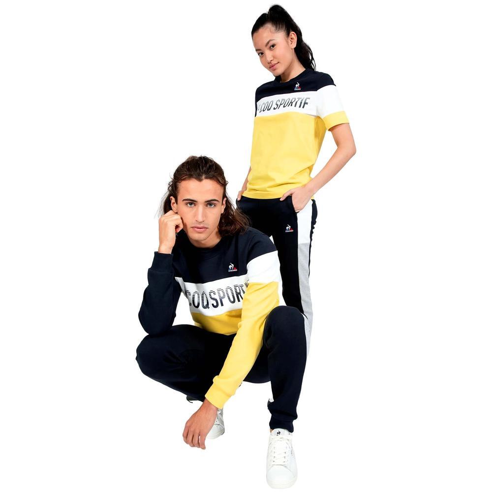 Maglia a maniche corte Le coq sportif modello 2220294-YELLOW per uomini 6/7