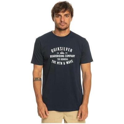 Camiseta de manga corta para hombre Quiksilver Qs surf lockup en color azul