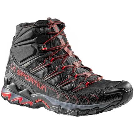 Botas De Senderismo Hombre - Ultra Raptor II Mid GTX - Black/Goji