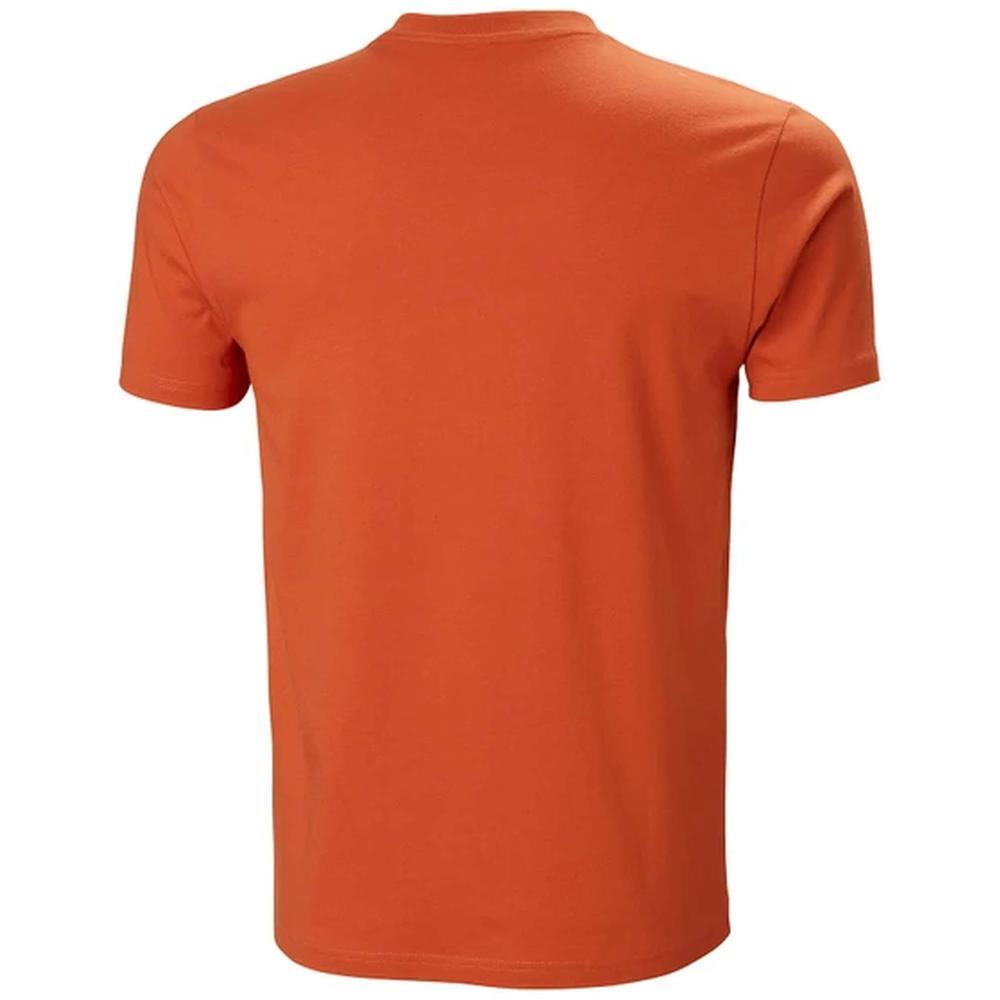 Camiseta de manga corta para hombre Helly hansen en color naranja 2/4