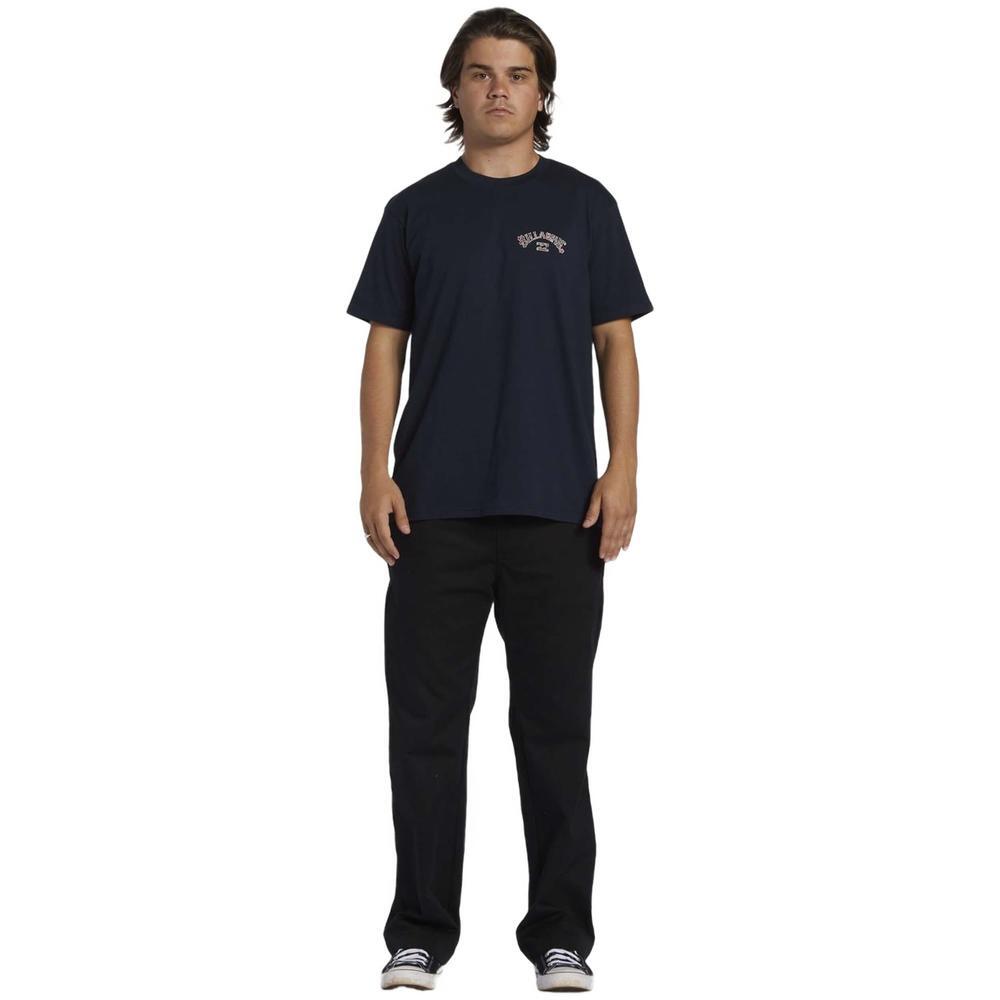 Camiseta de manga corta para hombre Billabong Arch fill en color negro 3/5