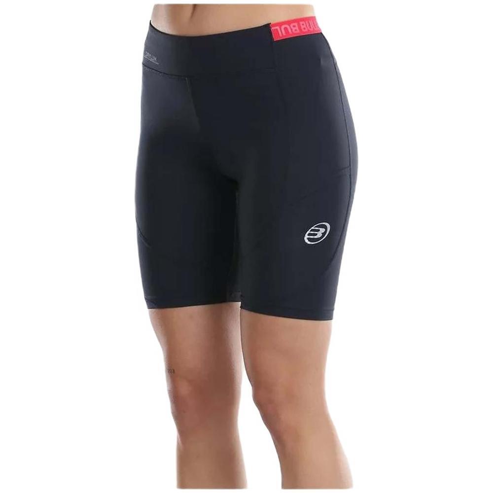 Collants curtos para mulher Bullpadel Usura 004 em preto 3/4