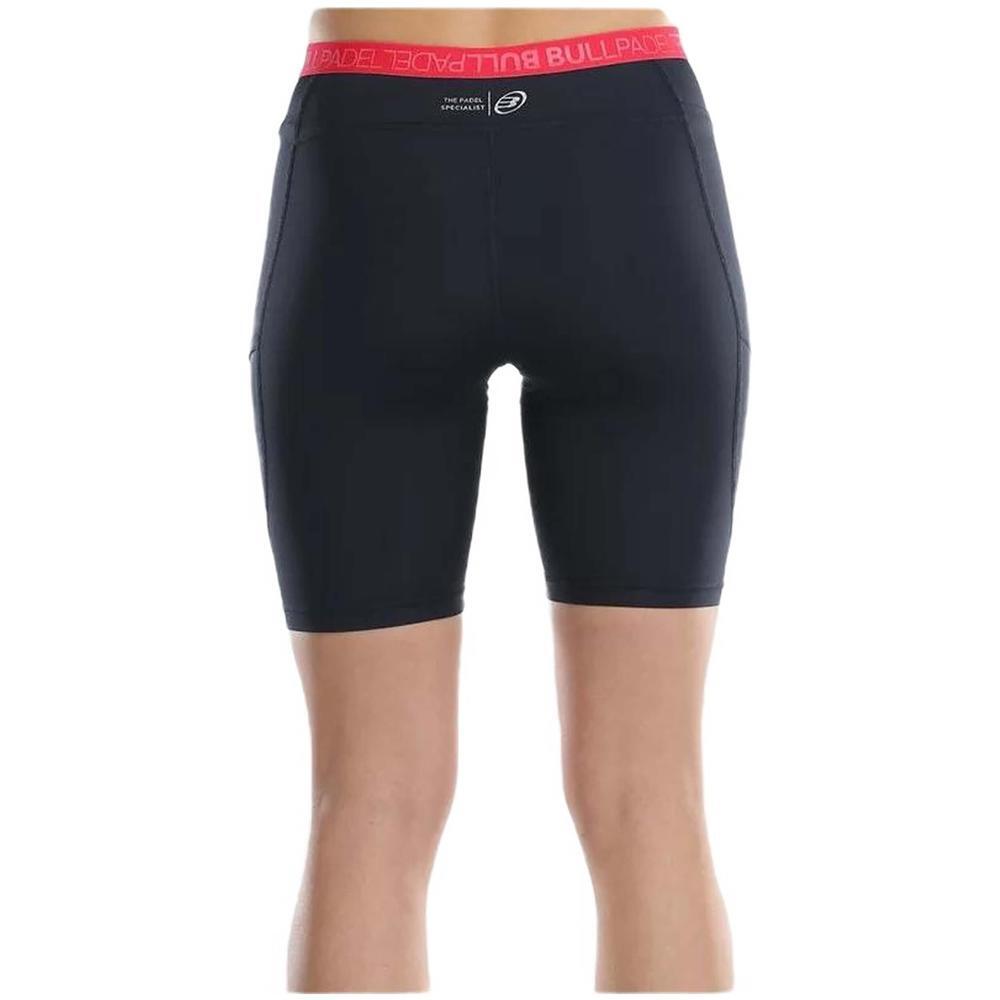Collants curtos para mulher Bullpadel Usura 004 em preto 2/4