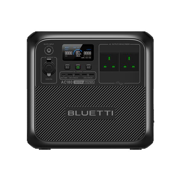 BLUETTI BLUETTI Portable Power Station AC180 1152Wh/1800W LiFePO4 for Power Outage