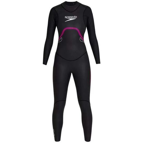 Muta intera Speedo Proton TSWM da donna - Nero/Rosso - Taglia ST