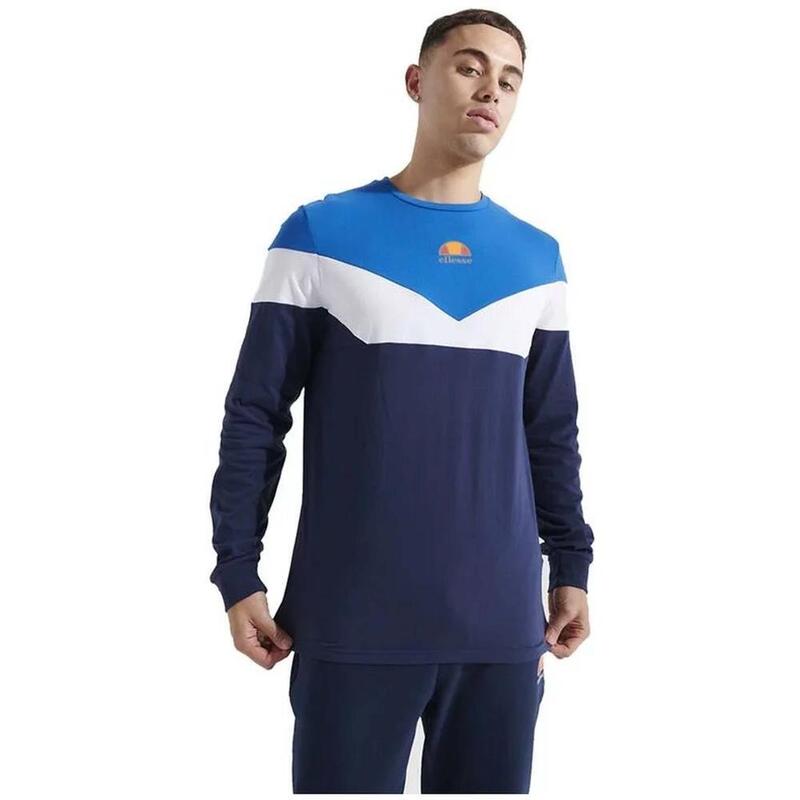 Camiseta de manga larga para hombre Ellesse Pavloti en color azul