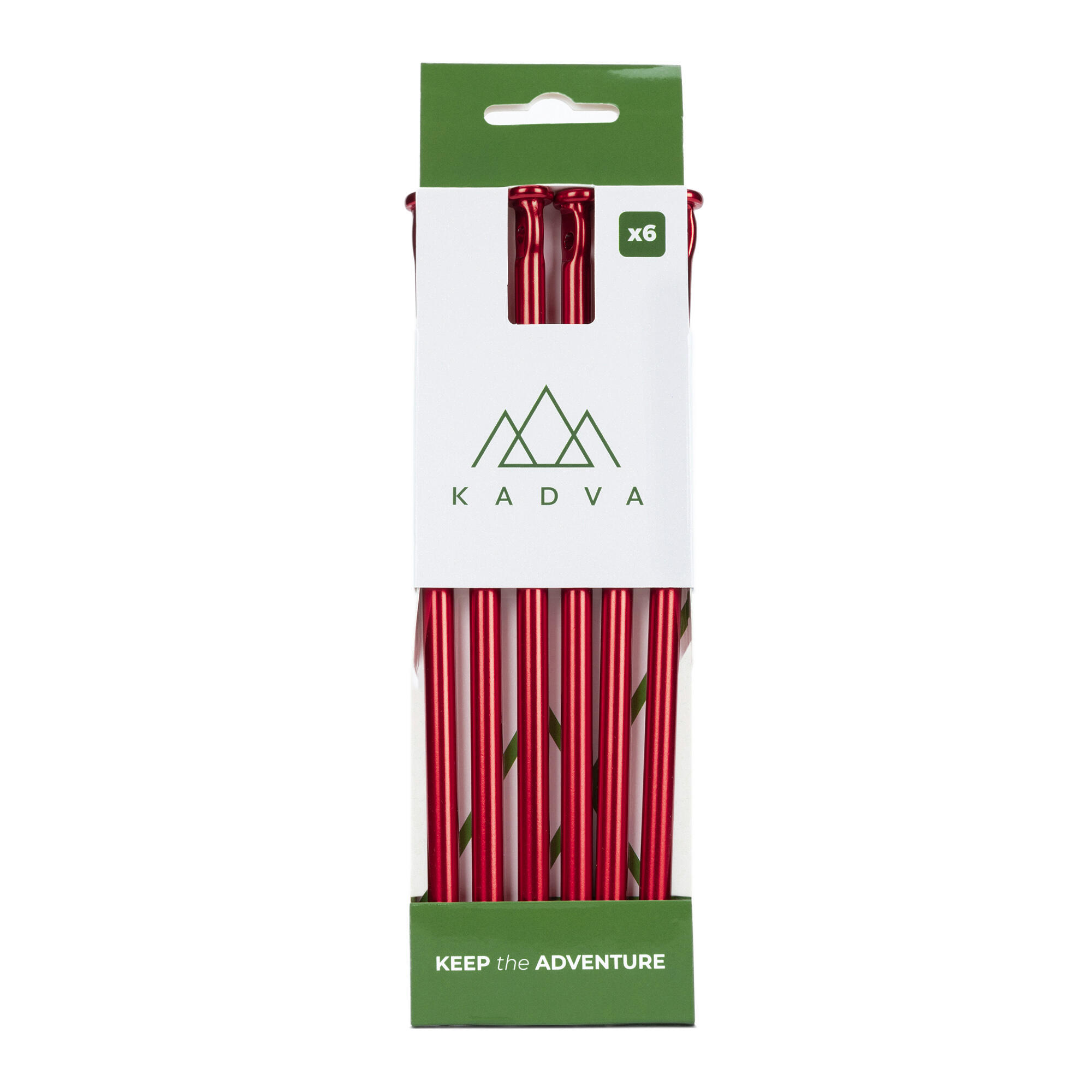 Kadva - Piquets De Tente Kadva Alupin 6 Pcs. - Crochet De Tente - Taille Unique - Decathlon