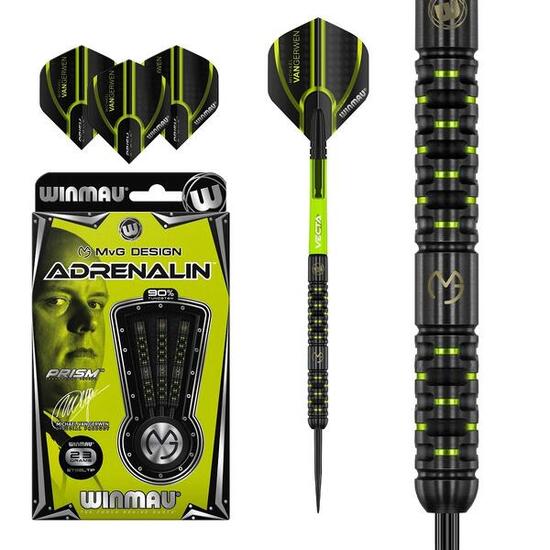 MvG Adrenalin steeltip dartpijlen 23 gr.
