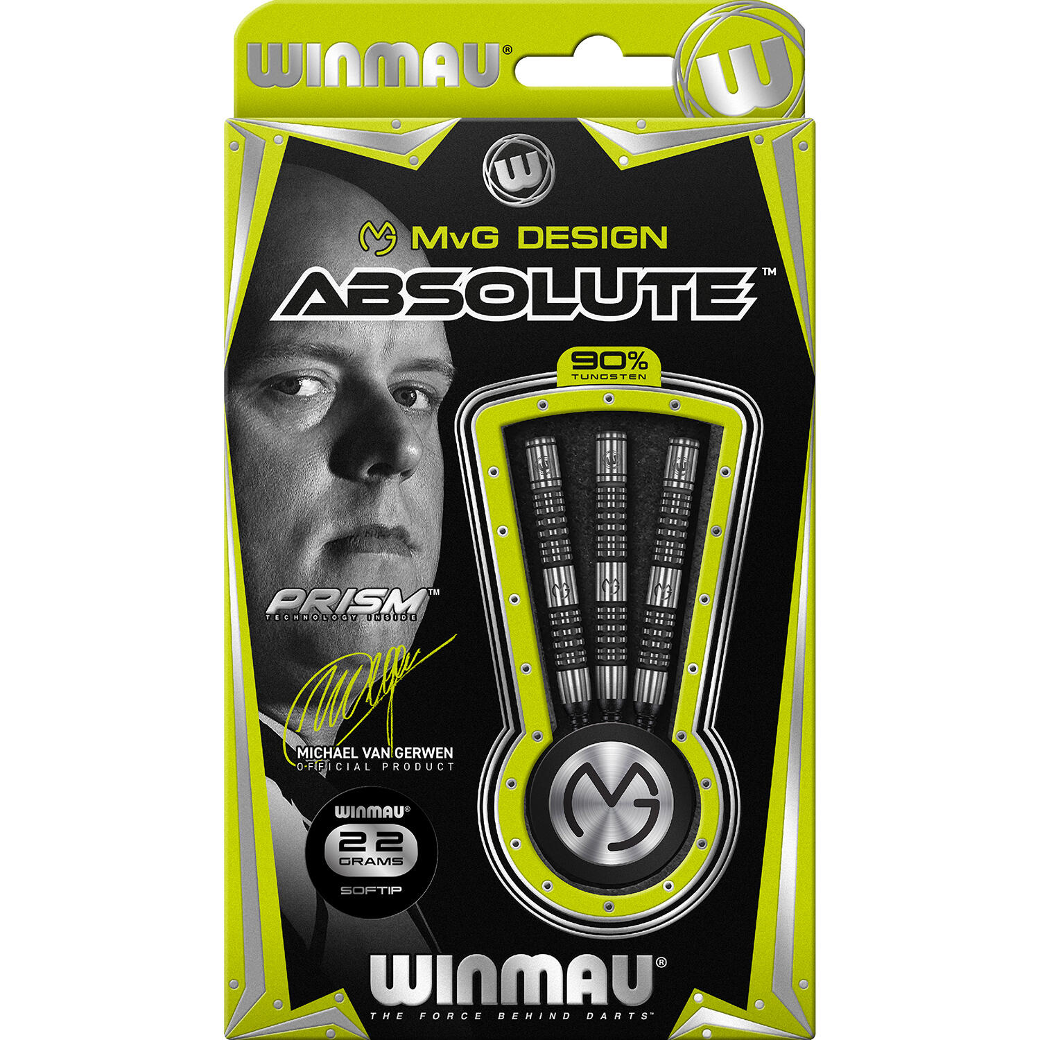 WINMAU Winmau Softtip Michael van Gerwen Absolute 90% 22 gram