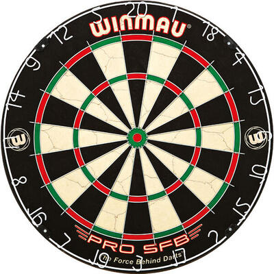 Winmau pro sfb dartbord - met 2 sets dartpijlen