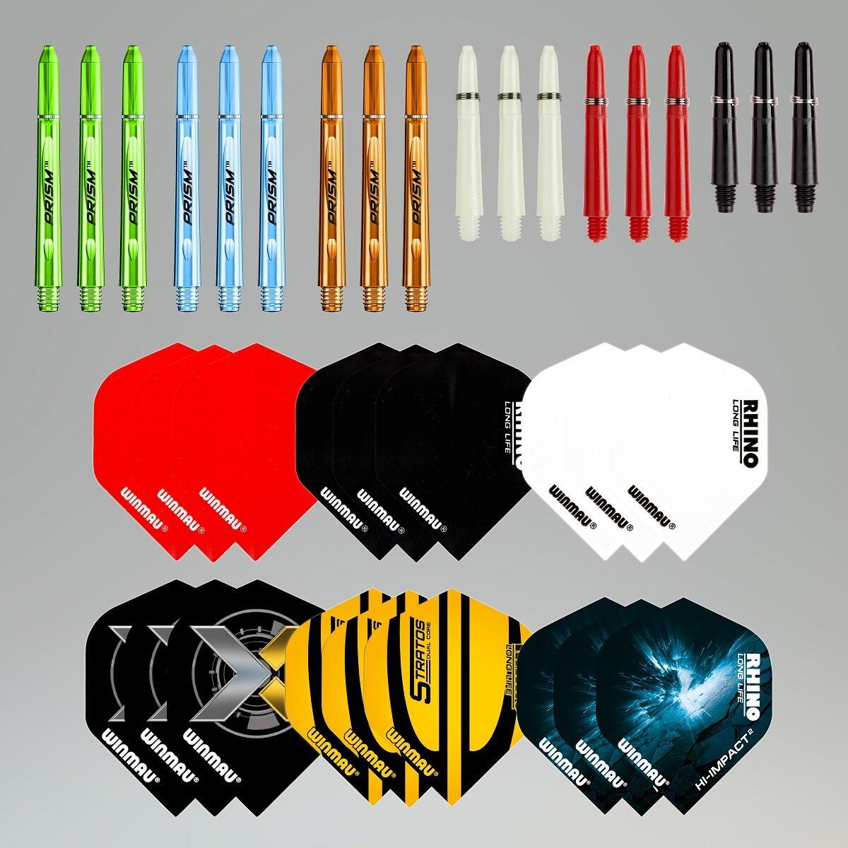 Kit de mise au point ultime pour fléchettes Winmau — pièces noir, polyvalent 2/5