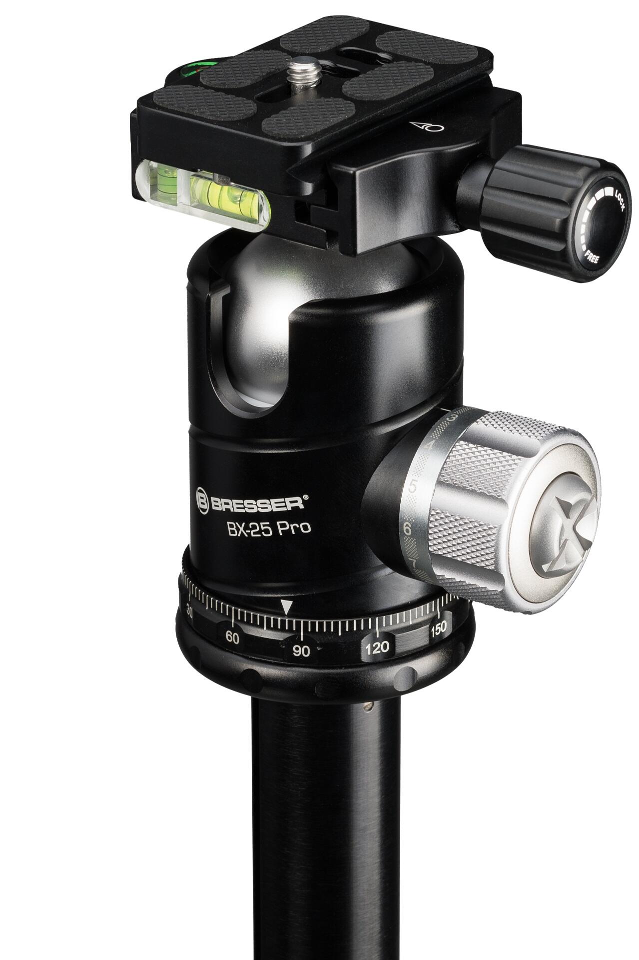Treppiede BX-25 Pro per fotografia, video, telescopi prismatici e terrestri 5/7