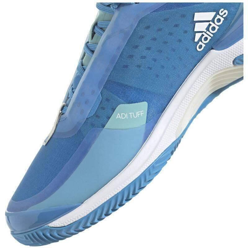 Zapatillas Adidas Avacourt Clay Azul Blanco Mujer -  - 38 3/5