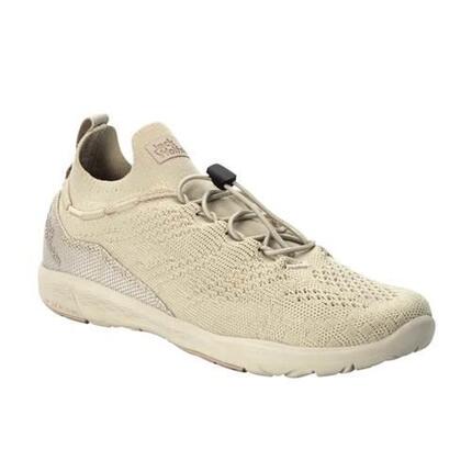 Jack Wolfskin Spirit Knit Low W Chaussures de marche Femme, Light Sand, 39 EU