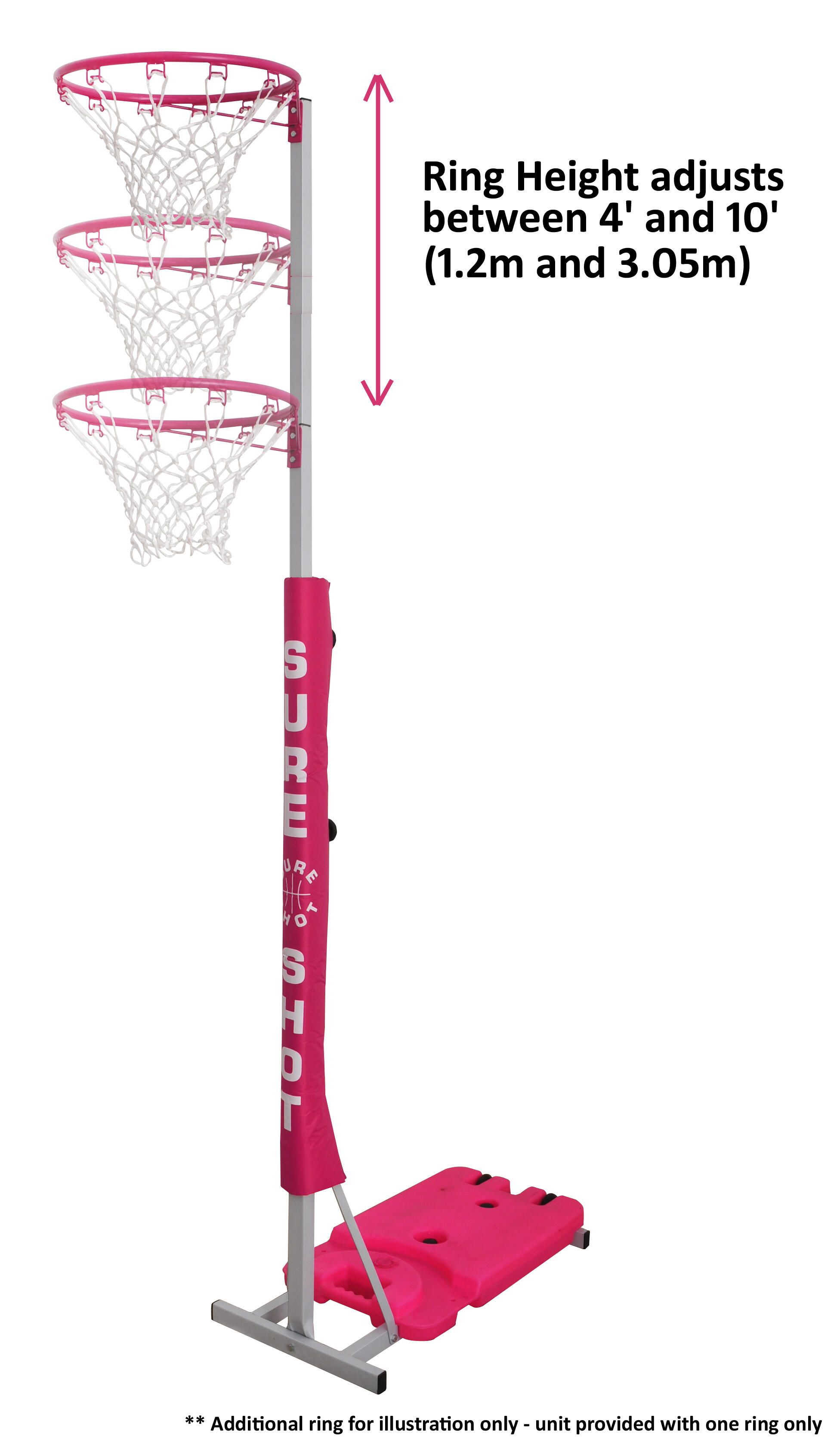 Sports et Loisirs Ballons Sure Shot Ballon de Netball Star Sports et Loisirs Ballons Sure Shot Ballon de Netball Star