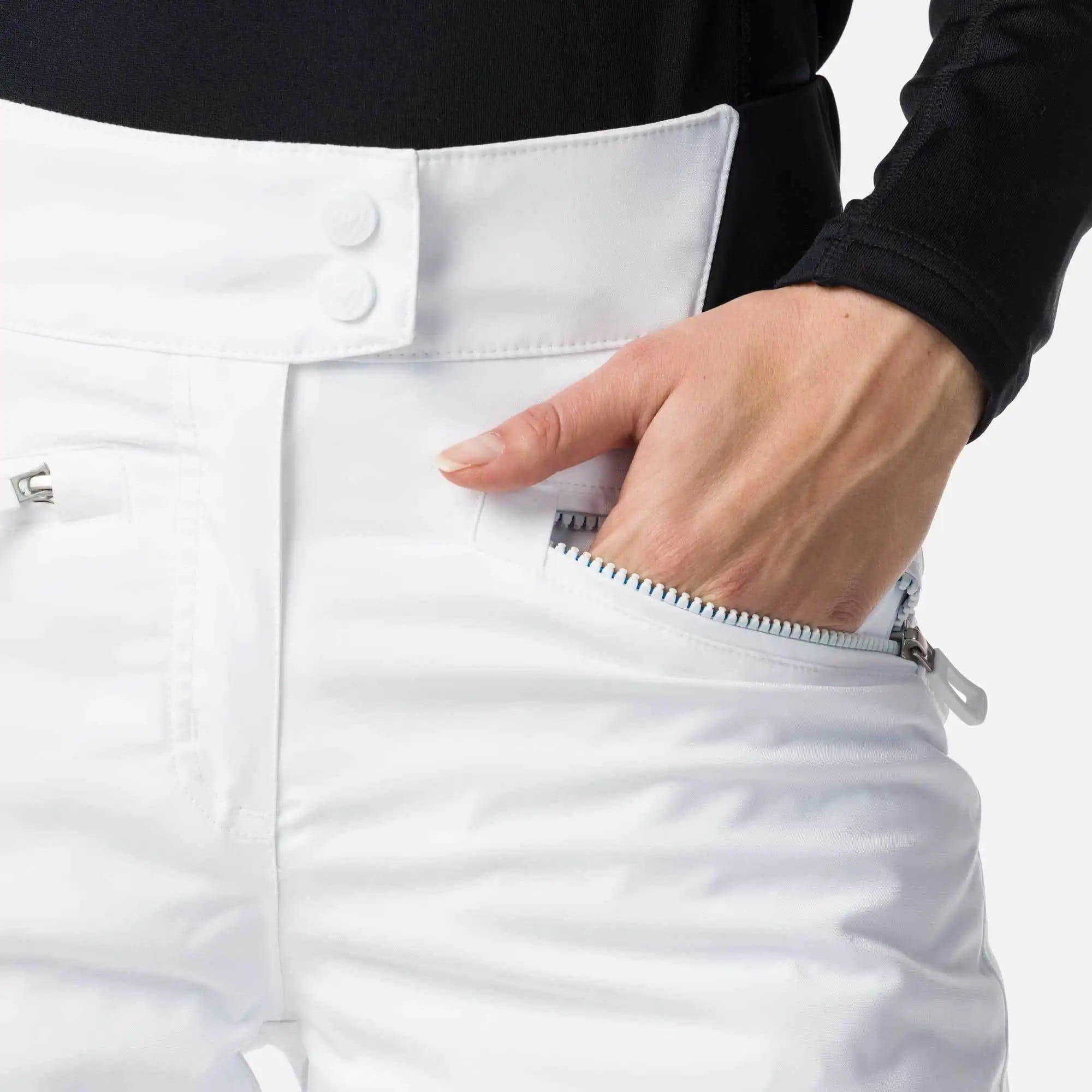 SPODNIE ROSSIGNOL W CLASSIQUE PANT WHITE 22/23 3/5