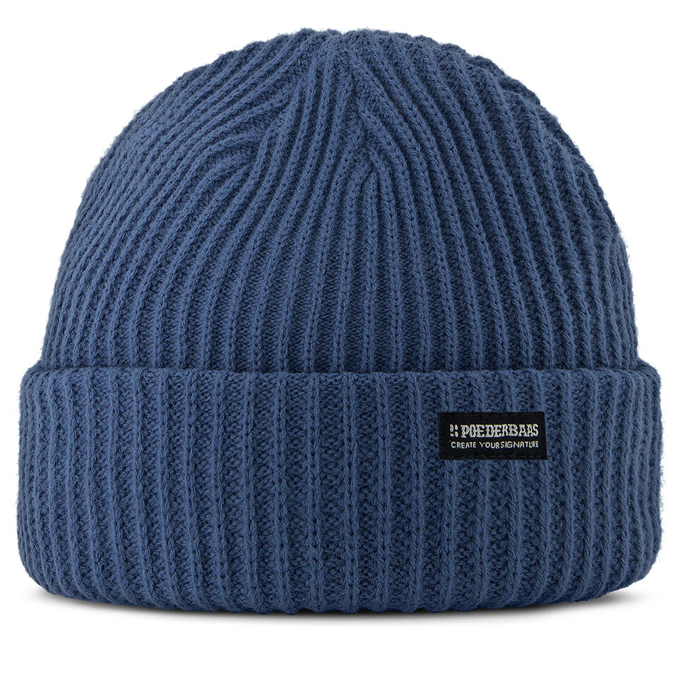 POEDERBAAS Poederbaas Royal Rib Beanie/Muts