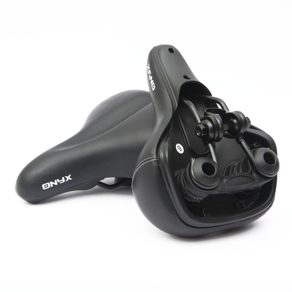 Bicycle Saddle ONYX Citi Black Elastomer – HIT