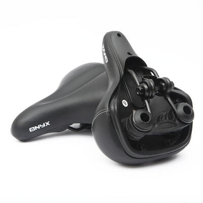 Sella per bicicletta nera ONYX Citi elastomero HIT