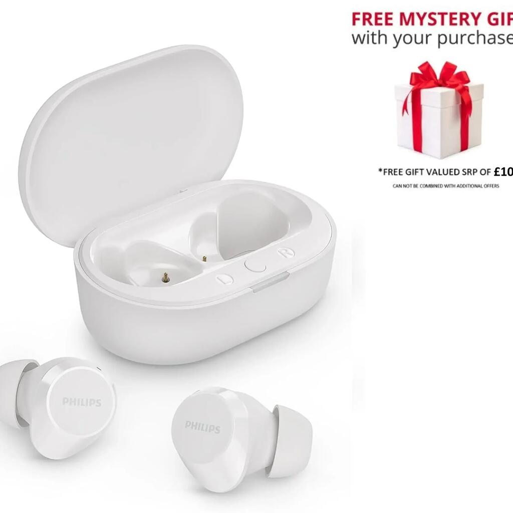 Philips TAT1209 True Wireless Earphones with Portable Charging Case