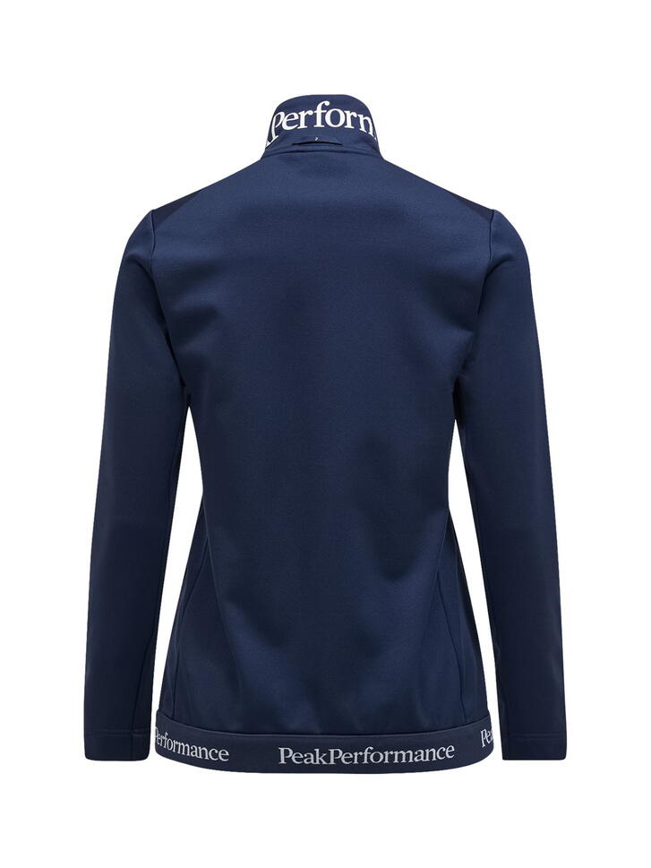 Bluza Peak Performance damska Rider Tech Zip Jacket granatowa