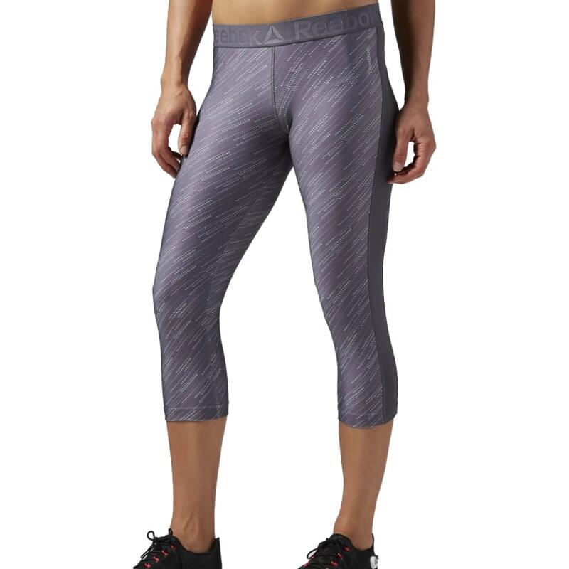 Pantaloni Reebok Workout Ready Printed Capri 3/4 pentru femei, L