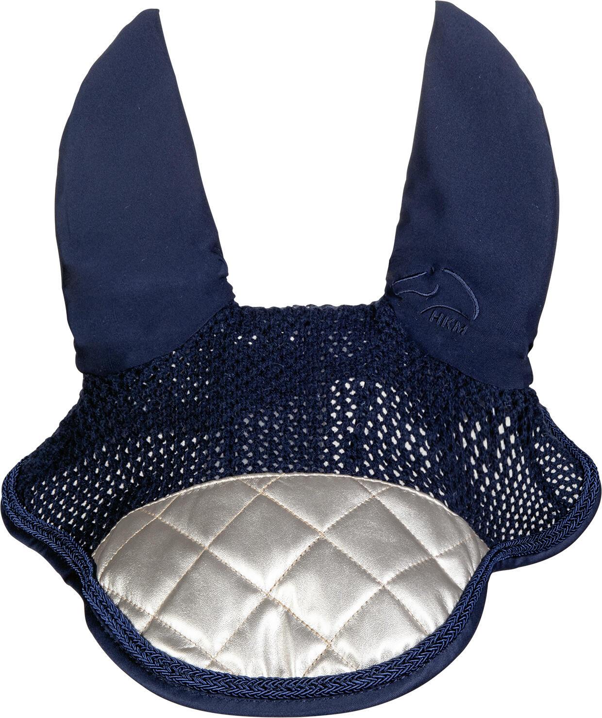 Short bonnet for horses HKM Golden Queen 3/4
