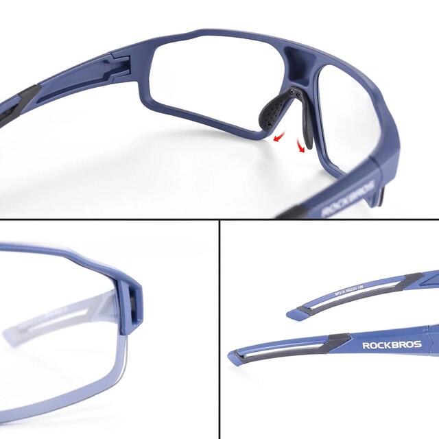 Protection Yeux Sport Lunettes Sport MUSELK - Polarised UV400 - 33g - Cadre PC - Pour Vélo, Ski Lunettes Cyclisme UV400 Protection