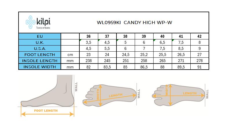 Bottes d'hiver femme Kilpi Candy WP High 7/7