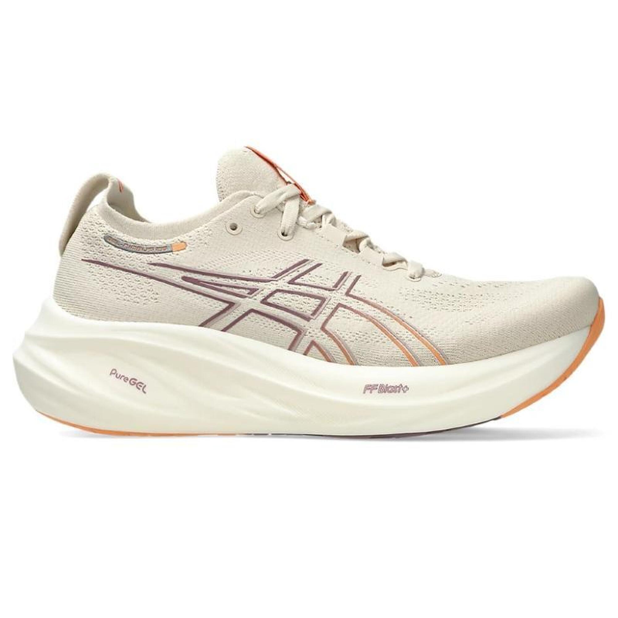 Asics - Baskets Asics Gel-nimbus 26 Pour Femmes - Chaussures De Sport - Beige - Decathlon