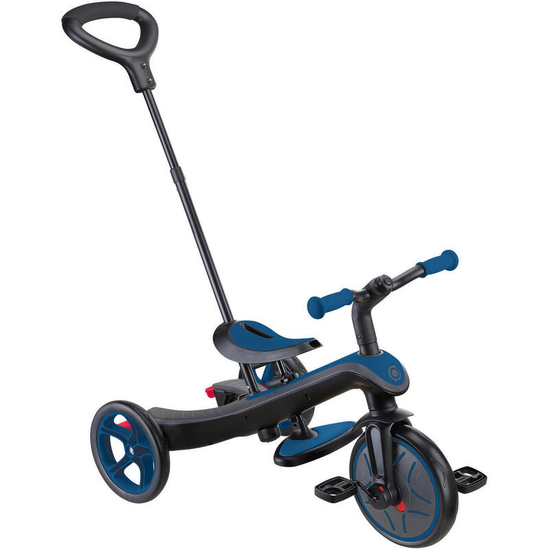 Tricycle évolutif pour bébé EXPLORER 4 en 1 - Bleu marine