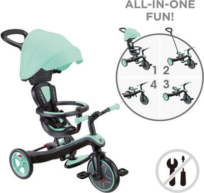 Dreirad Explorer V2 4 In 1 Pastell Mint