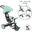 Tricycle évolutif pour bébé EXPLORER 4 en 1 - Vert menthe