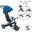 Tricycle évolutif pour bébé EXPLORER 4 en 1 - Bleu marine