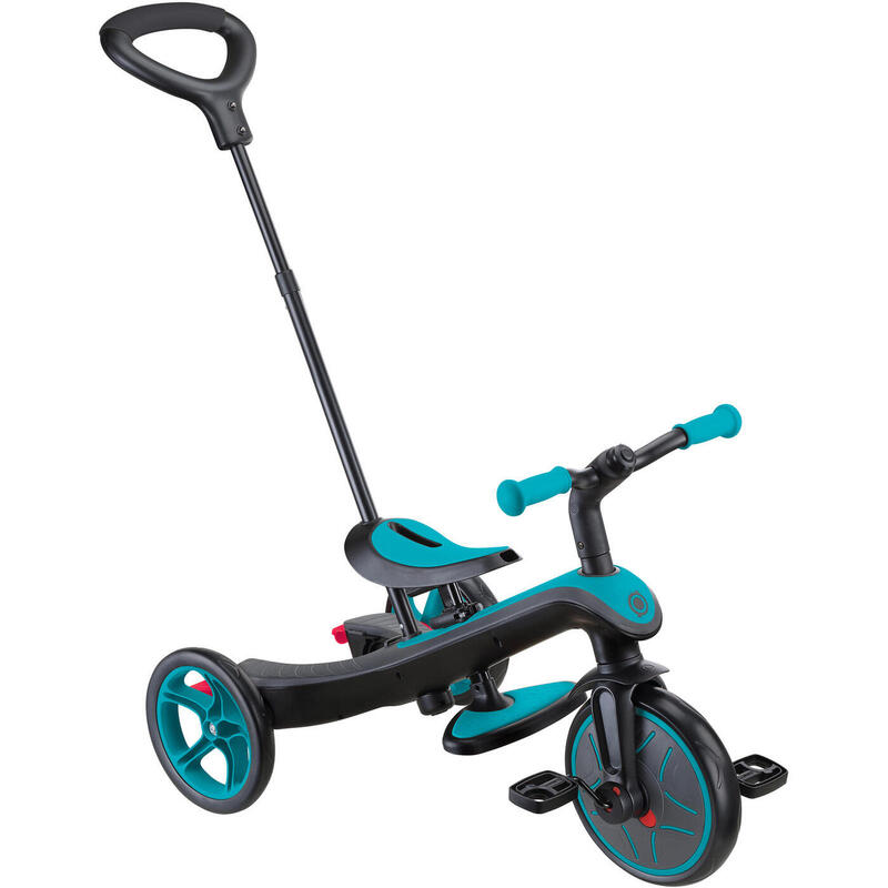 Tricycle évolutif pour bébé EXPLORER 4 en 1 - Bleu Canard