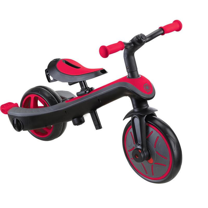 Tricycle évolutif pour bébé EXPLORER 4 en 1 - Rouge