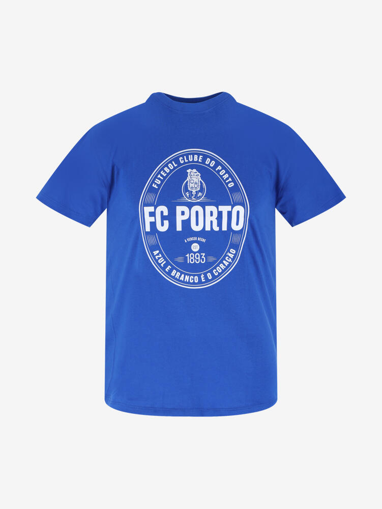 FC PORTO T-shirt Azul Royal "Azul e Branco" + Logo