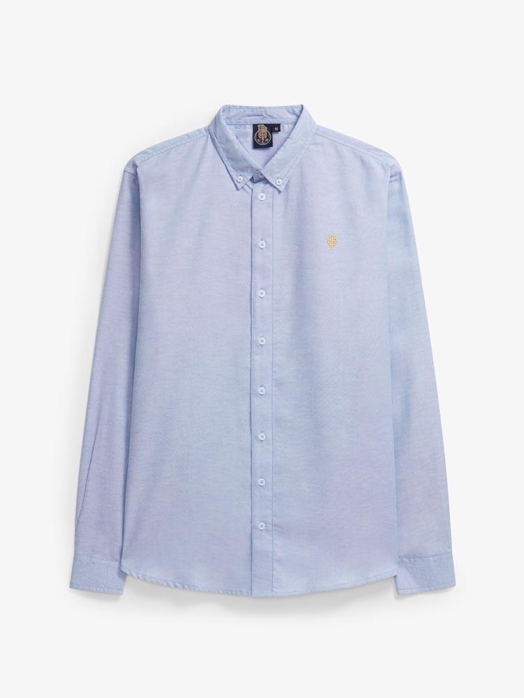 Camisa azul bebe 1o logo