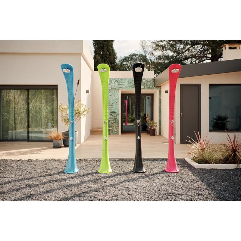 Dus solar exterior Cobra 32L cu duș de picioare - PEHD - 217 cm