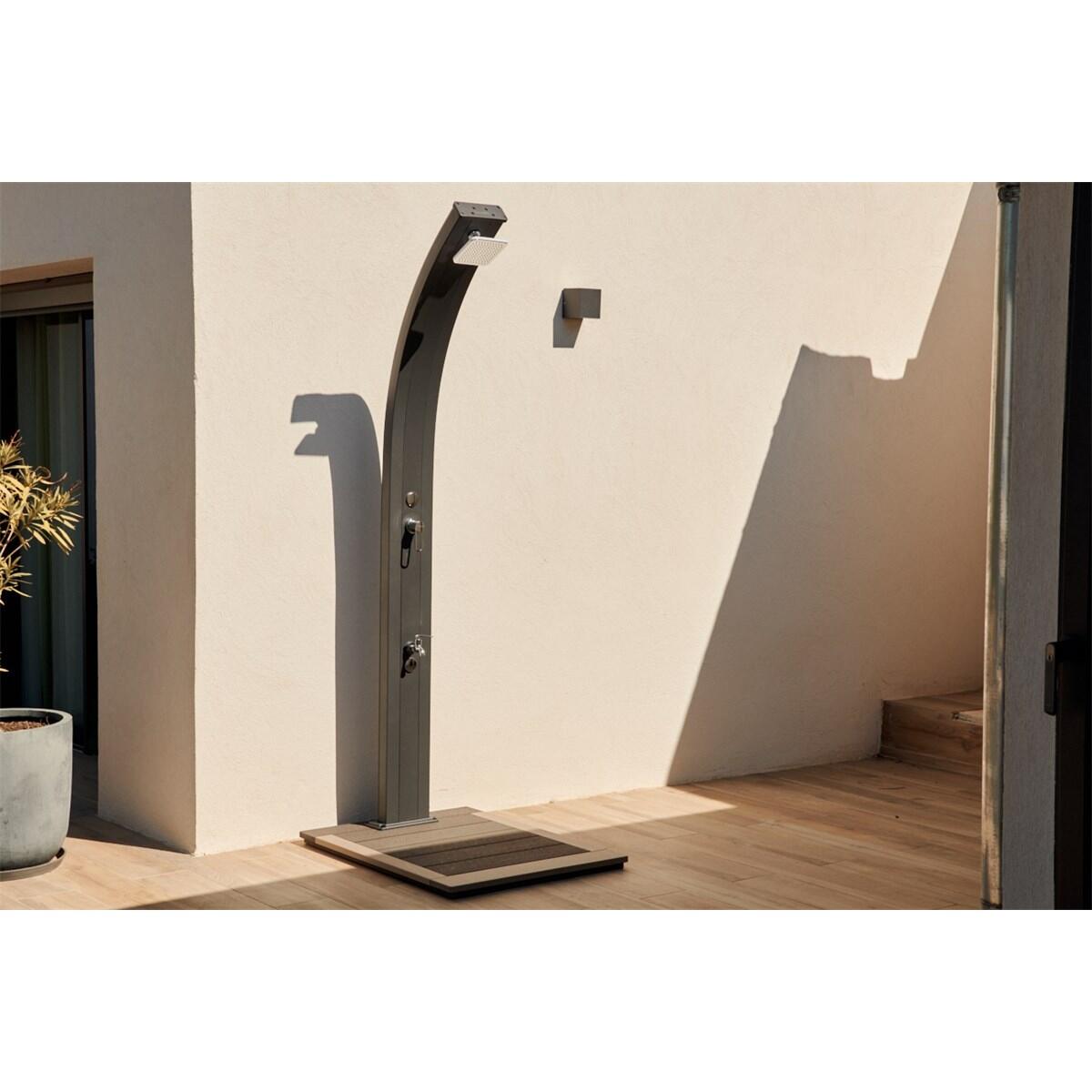 Douche buiten Zon Spring 30L met Voetenspoel - Aluminium - 228 cm 5/7