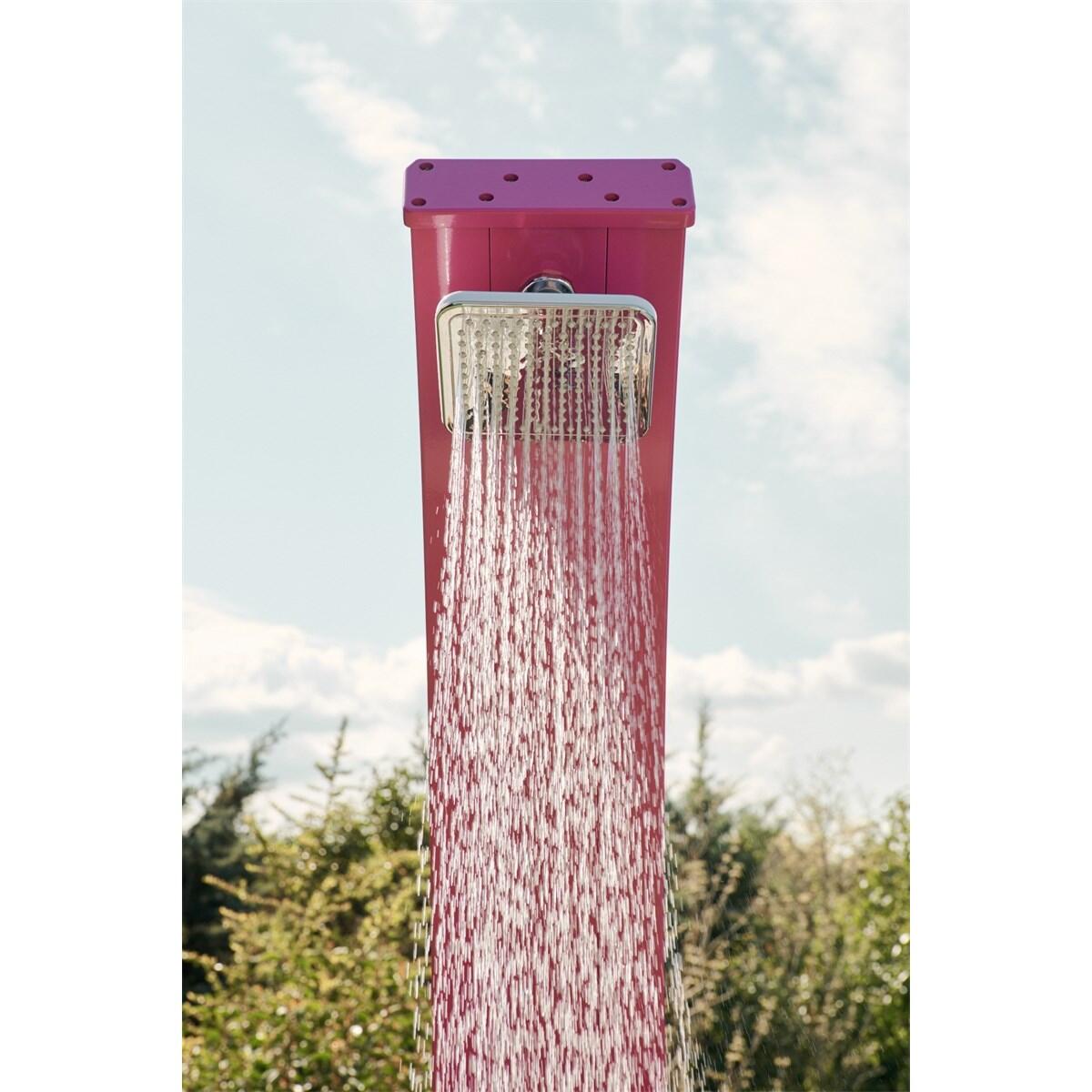 Douche buiten Zon Spring 30L met Voetenspoel - Aluminium - 228 cm 6/7