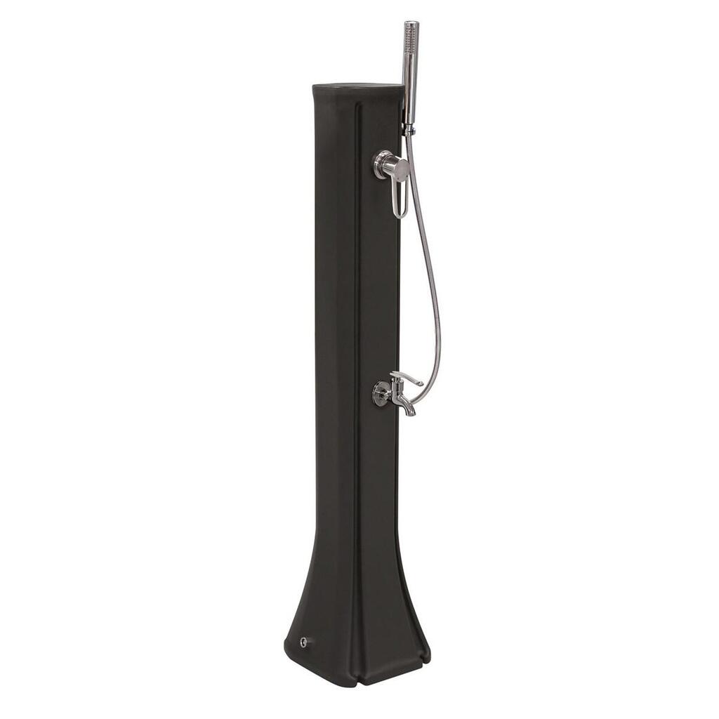 Solar Outdoor Shower Happy Go 23L with Foot Rinse - HDPE - 120 cm