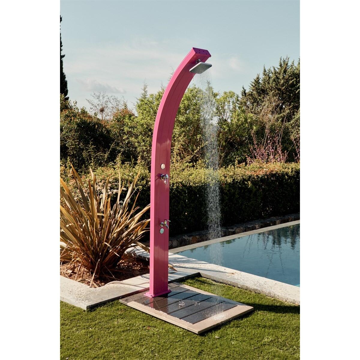 Douche buiten Zon Spring 30L met Voetenspoel - Aluminium - 228 cm 4/7