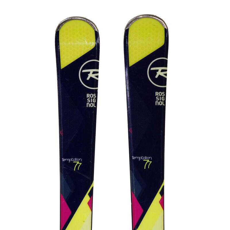 SECONDE VIE - Ski Rossignol Temptation 77 + Fixations - BON