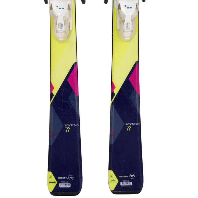 TWEEDEHANDS - Gebruikte Ski Rossignol Temptation 77 + Bindingen - GOEDE